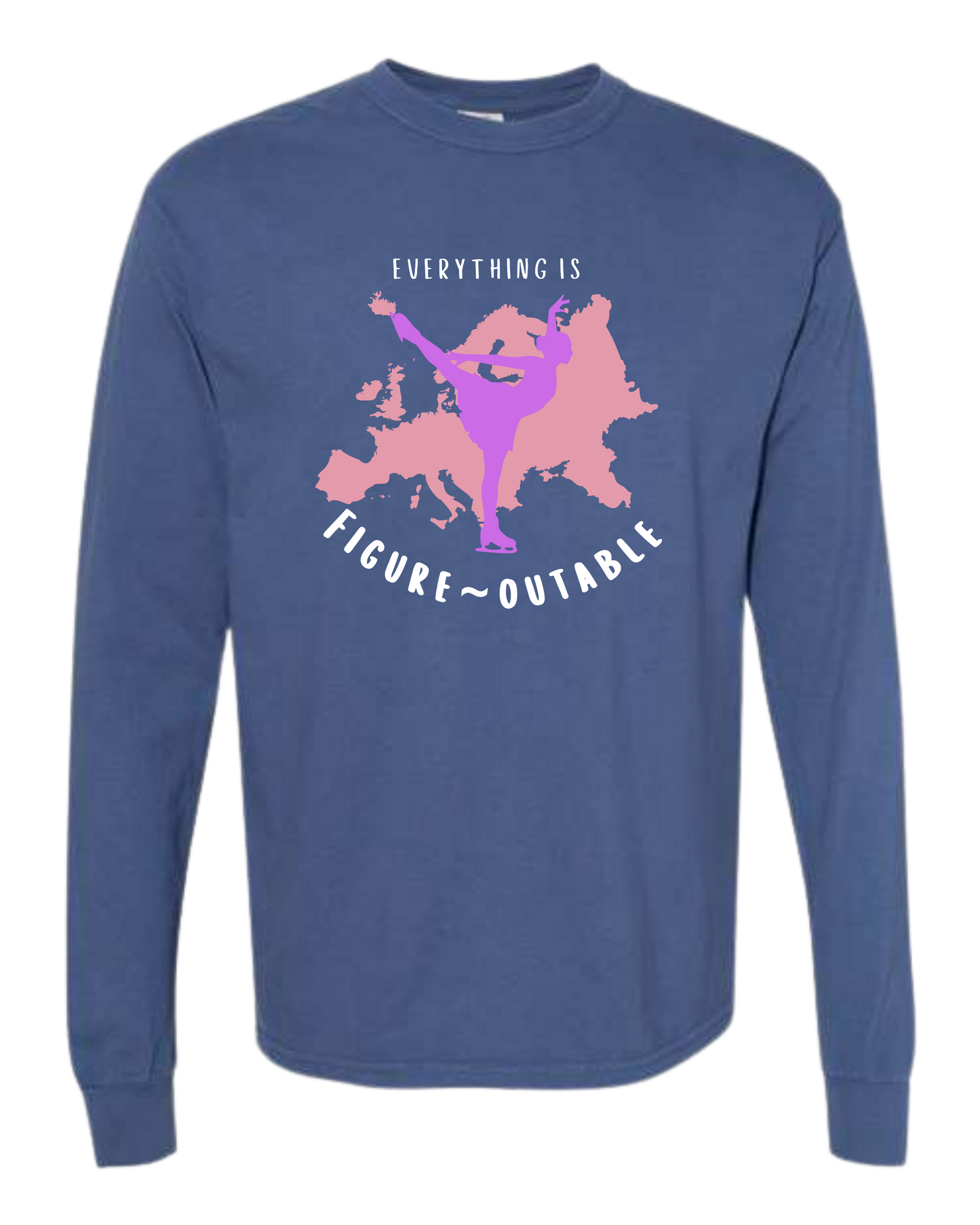 Bristol - Comfort Colors - Heavyweight Long Sleeve Tee - Blues & Greens