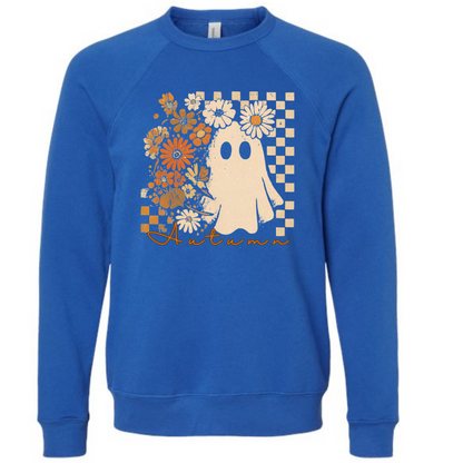 HP - Autumn Ghost - Sponge Fleece Raglan Sweatshirt - Blues, Purples