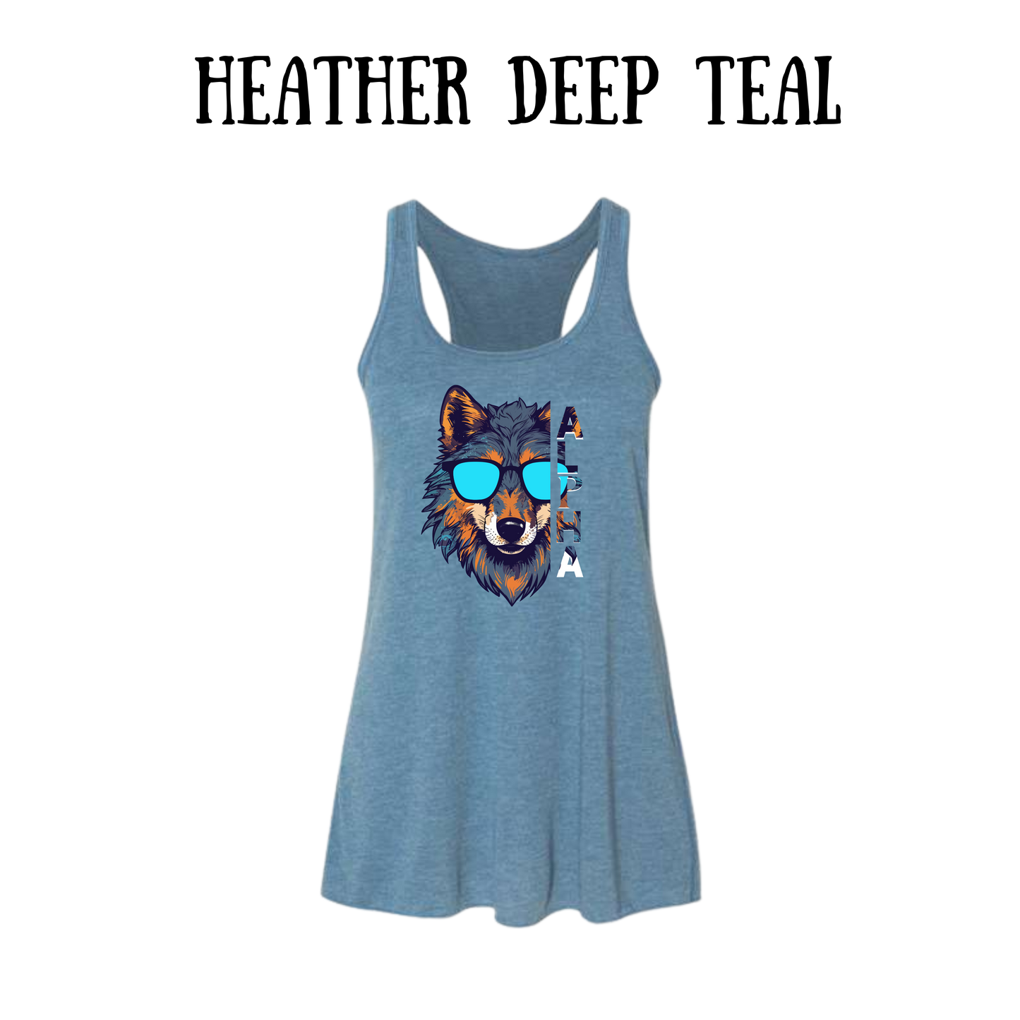 BP - Alpha - Women's Flowy Racerback Tank
