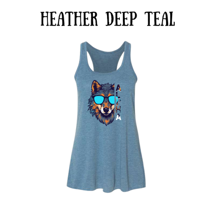 BP - Alpha - Women's Flowy Racerback Tank