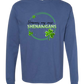 Hormones May Cause Shenanigans - Comfort Colors - Heavyweight Long Sleeve Tee - Blues & Greens