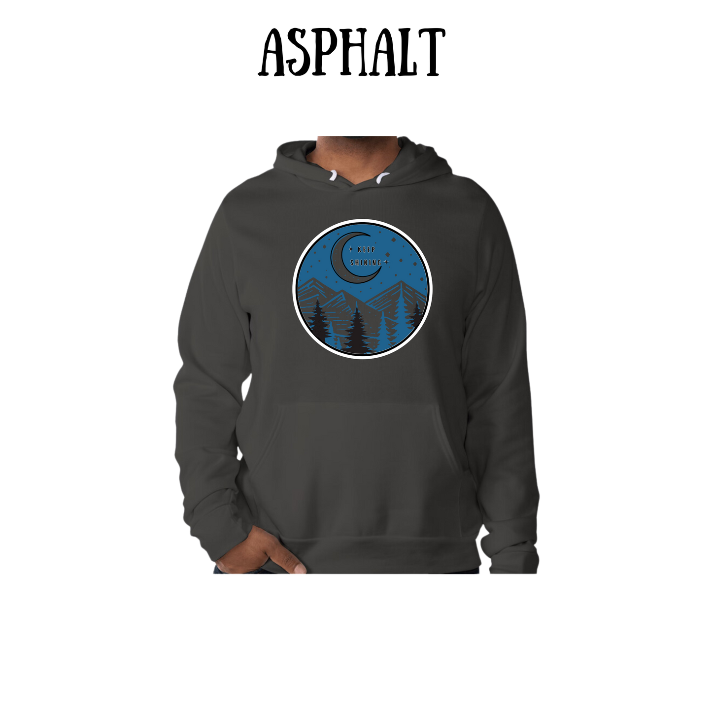 OP - Keep Shining - Sponge Fleece Hoodie - Greens, Neutrals