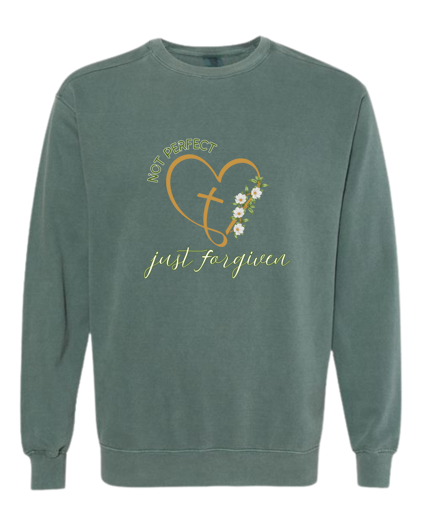 Not Perfect Just Forgiven - Easter - Comfort Colors - Sweatshirt - Blues