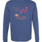 Love is in the Air - Comfort Colors - Heavyweight Long Sleeve Tee - Blues & Greens