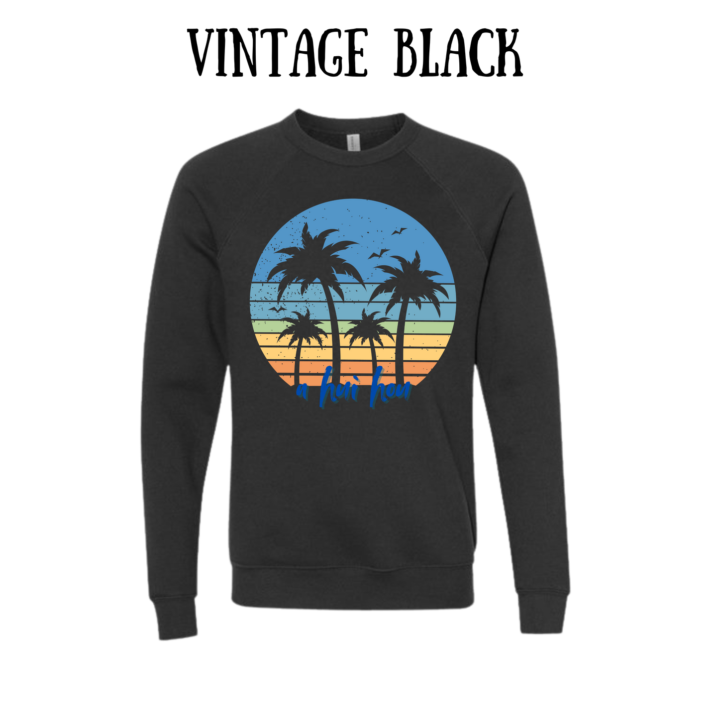 VP - A Hui Hou  - Sponge Fleece Raglan Sweatshirt - Greens, Neutrals