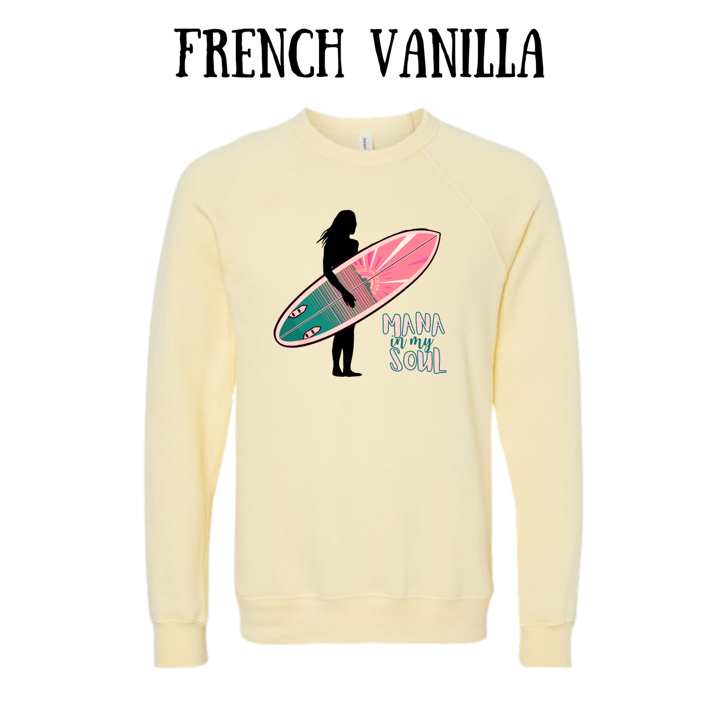 VP - Mana in My Soul - Sponge Fleece Raglan Sweatshirt - Assorted Colors