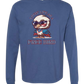 Lovin' Life as a Free Bird - Comfort Colors - Heavyweight Long Sleeve Tee - Blues & Greens