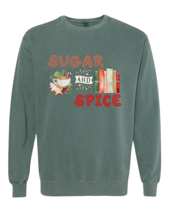 Sugar And Spice - Comfort Colors - Sweatshirt - Blues