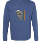 Dragon Energy - Comfort Colors - Heavyweight Long Sleeve Tee - Blues & Greens