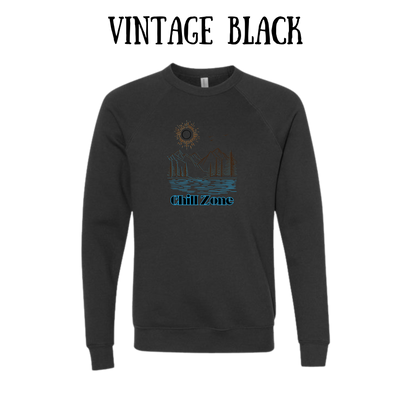 CP - Chill Zone - Sponge Fleece Raglan Sweatshirt - Greens, Neutrals