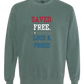 Saved. Free. Loud & Proud - Comfort Colors - Sweatshirt - Blues