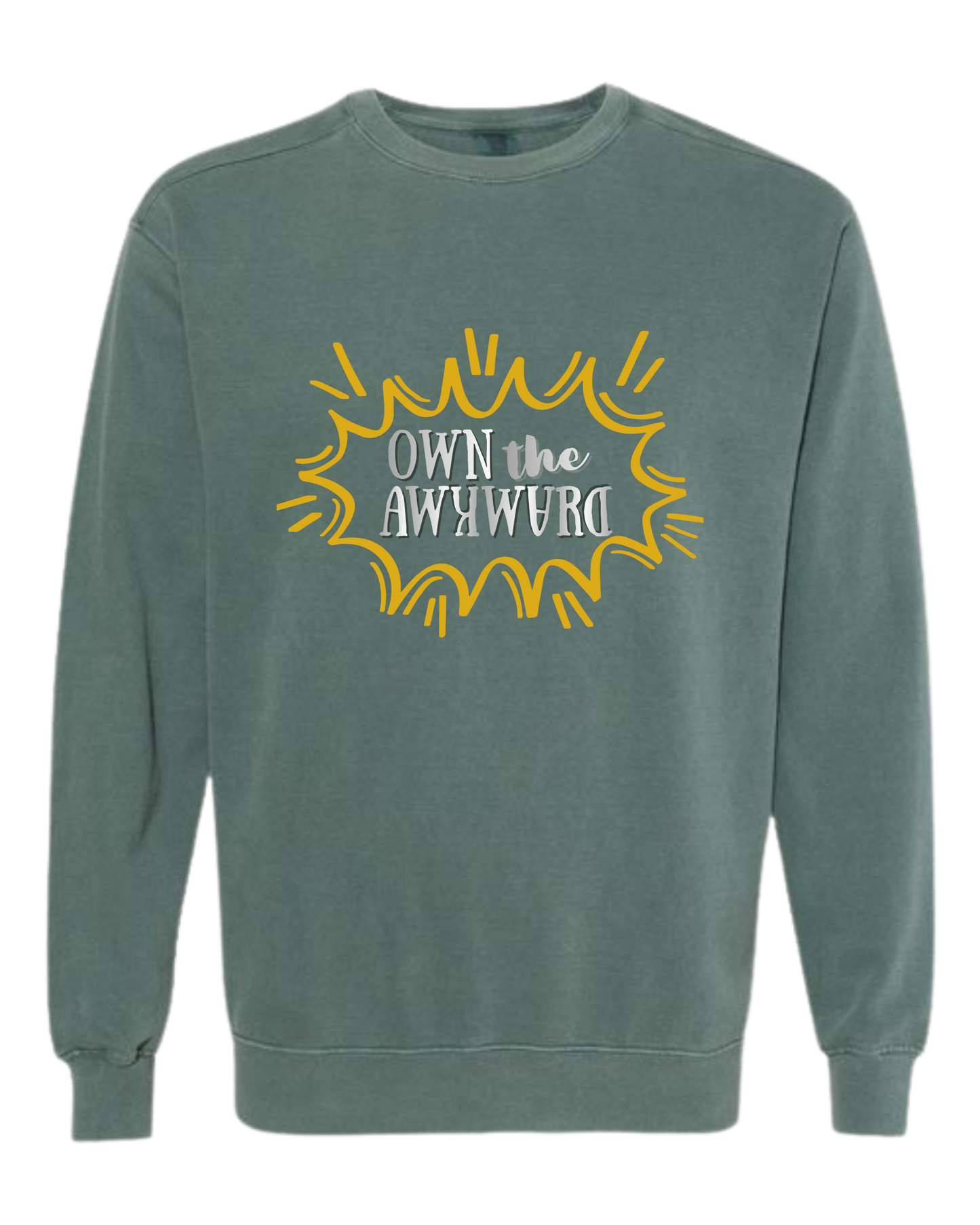 Own the Awkward - Comfort Colors - Sweatshirt - Blues
