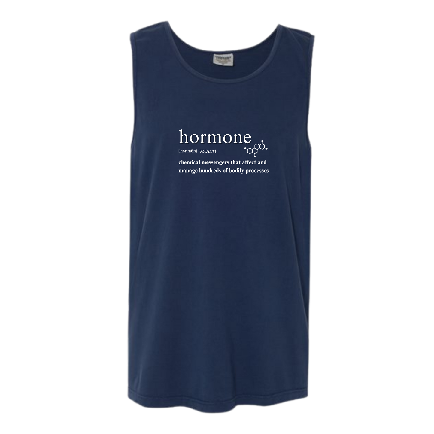 Hormone - Comfort Colors - Unisex Tank - Neutral Colors & Blues