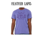 to shave or not to shave - unisex tee - pinks, purples, neutrals