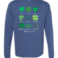 Galatians 5 - St Patrick's Day - Comfort Colors - Heavyweight Long Sleeve Tee - Blues & Greens