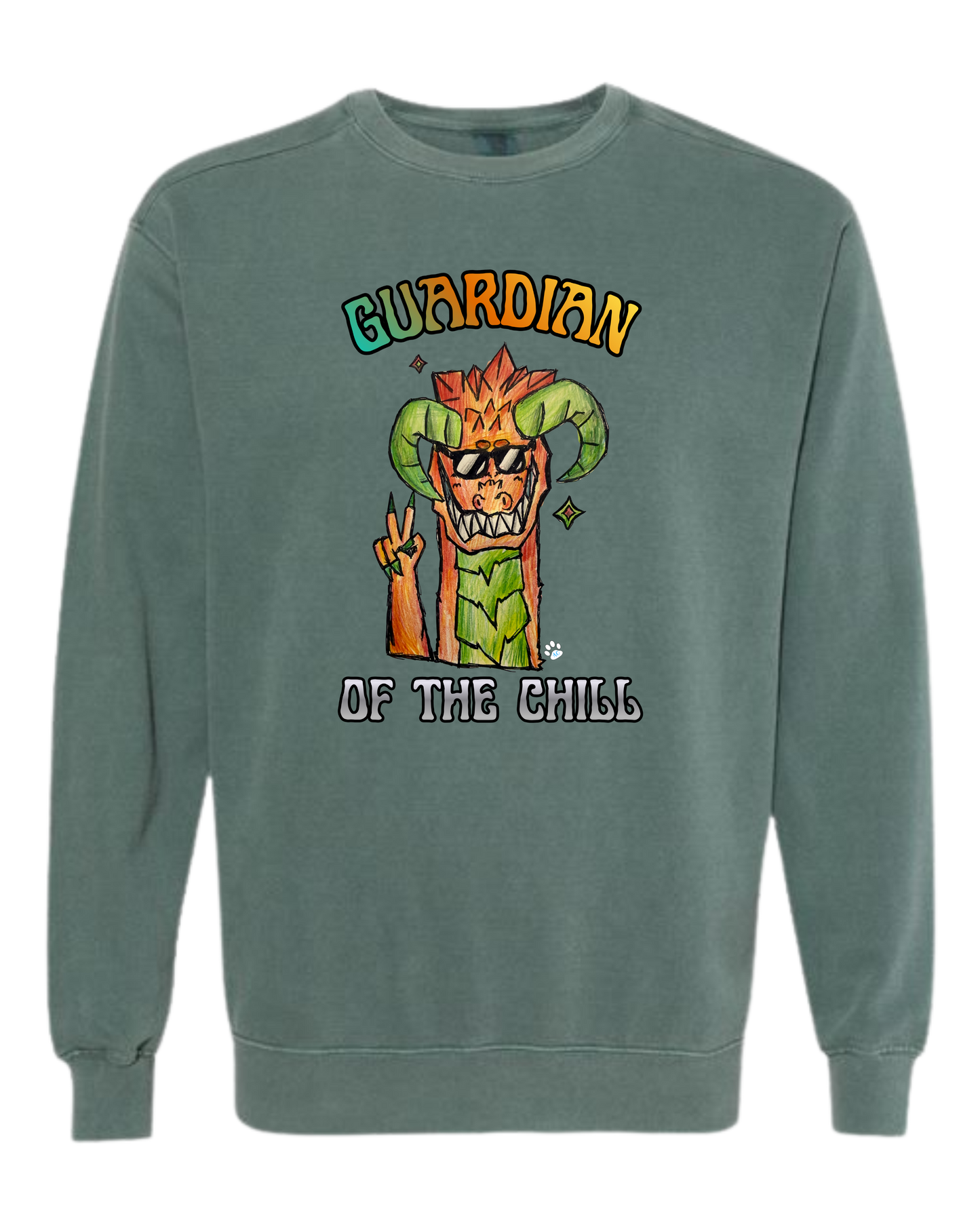 Guardian of The Chill - Comfort Colors - Sweatshirt - Blues