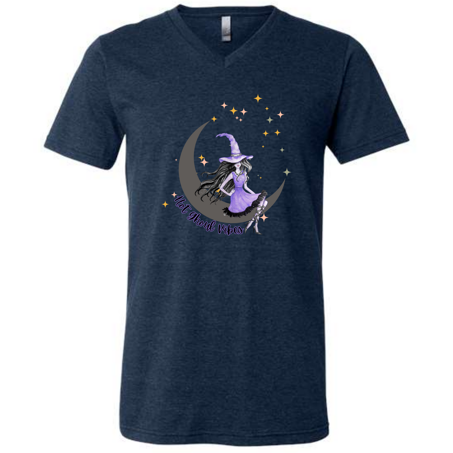 Hot Ghoul Vibes - Unisex V-Neck - Assorted Colors