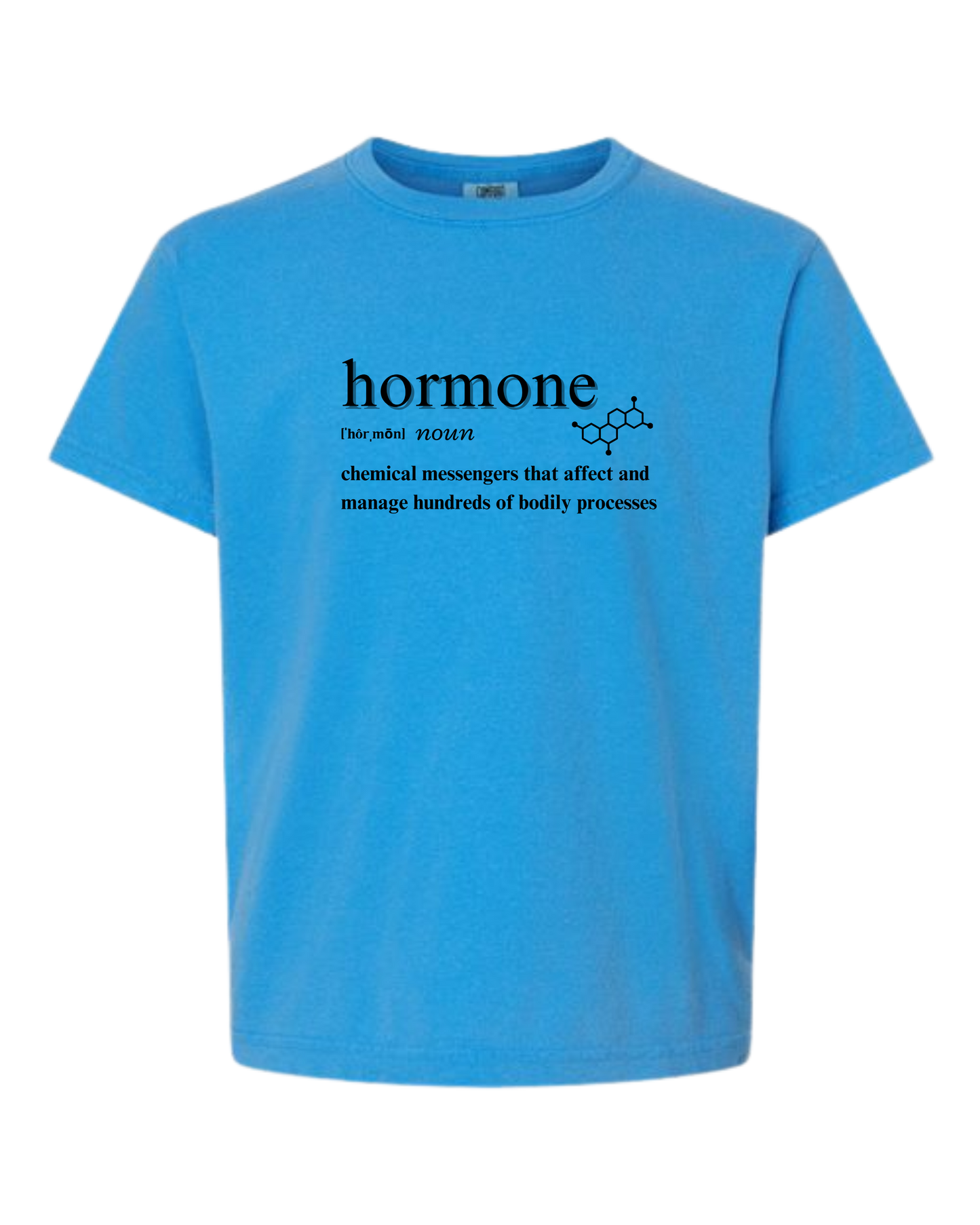 Hormone - Comfort Colors - Heavyweight Youth Tee - Neutral Colors & Blues