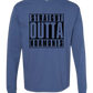 Straight Outta Hormones - Comfort Colors - Heavyweight Long Sleeve Tee - Blues & Greens