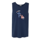 Loves Jesus & America too - Comfort Colors - Unisex Tank - Neutral Colors & Blues