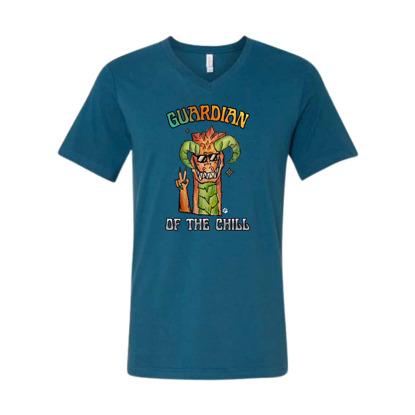 Guardian of The Chill - Bella+Canvas - Unisex V-Neck - Assorted Colors
