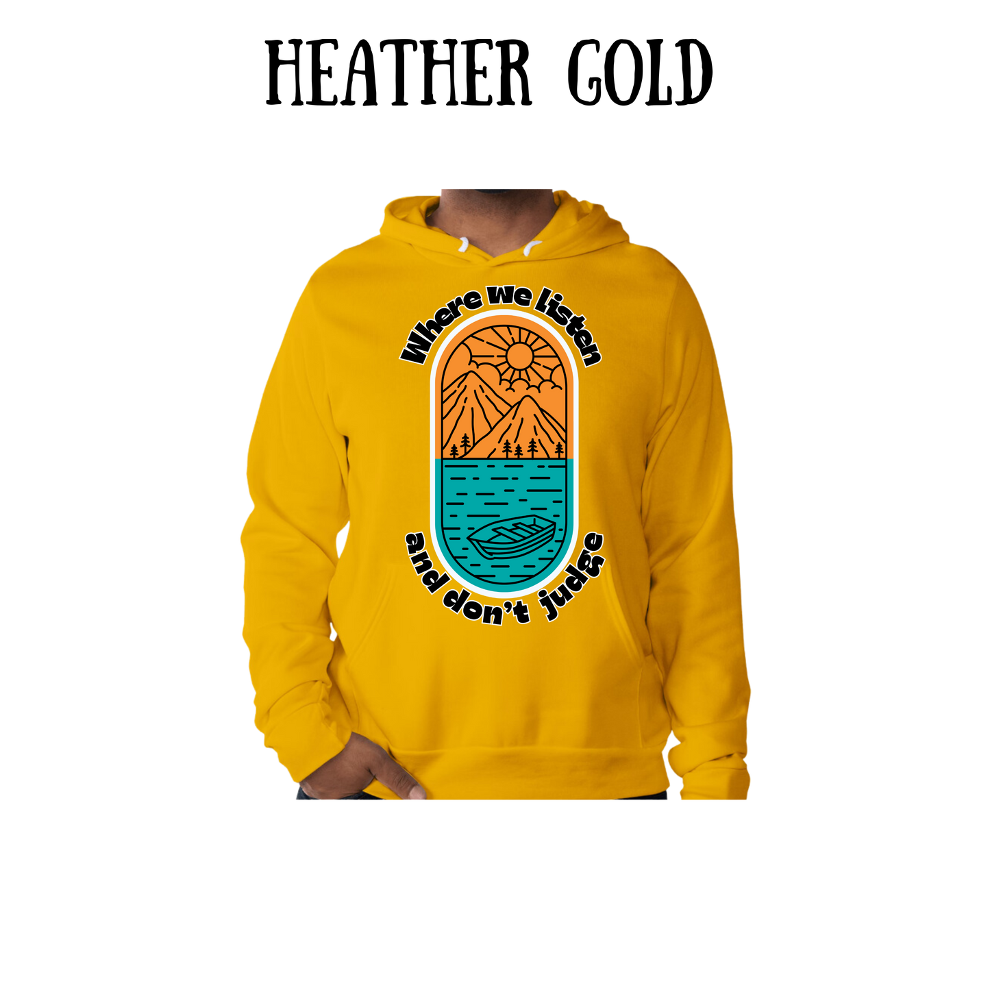 CP - Where We Listen and Don't Judge - Sponge Fleece Hoodie - Assorted Colors