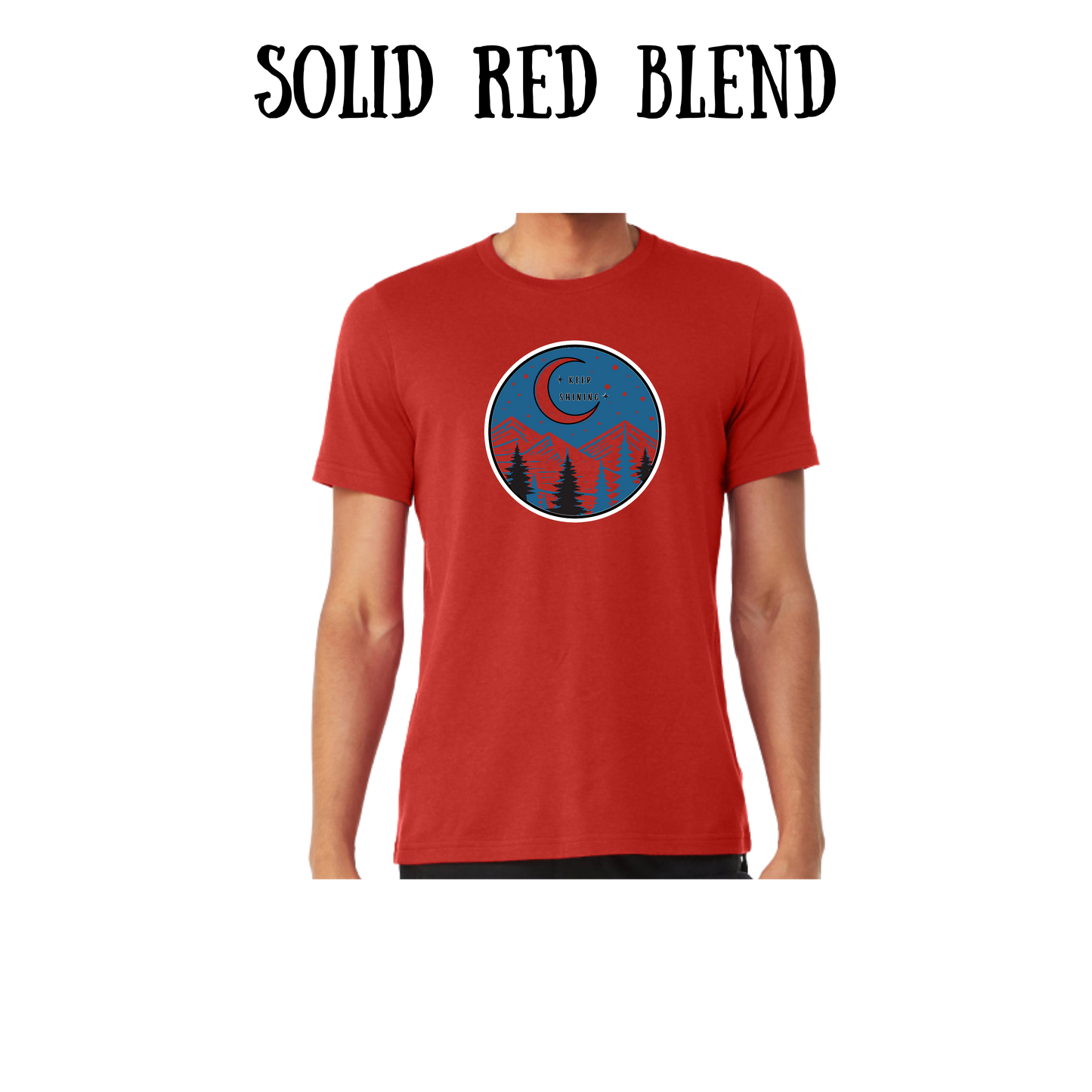 OP - Keep Shining - Unisex Tee - Yellows, Oranges, Reds