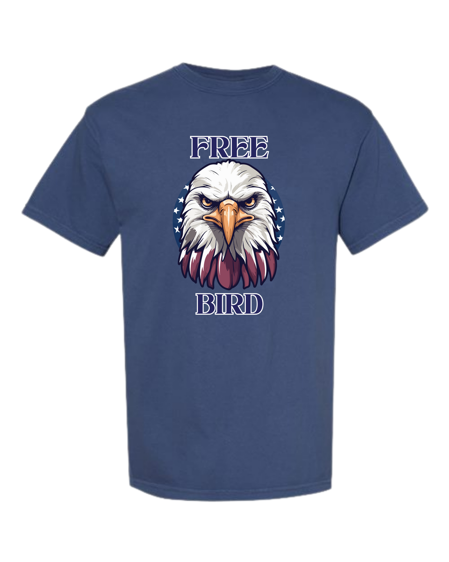 Free Bird - Comfort Colors - Heavyweight Unisex Tee - Blues
