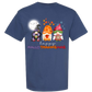 Happy HalloThanksMas Gnomes - Comfort Colors - Heavyweight Unisex Tee - Blues