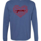 You & Me - Comfort Colors - Heavyweight Long Sleeve Tee - Blues & Greens