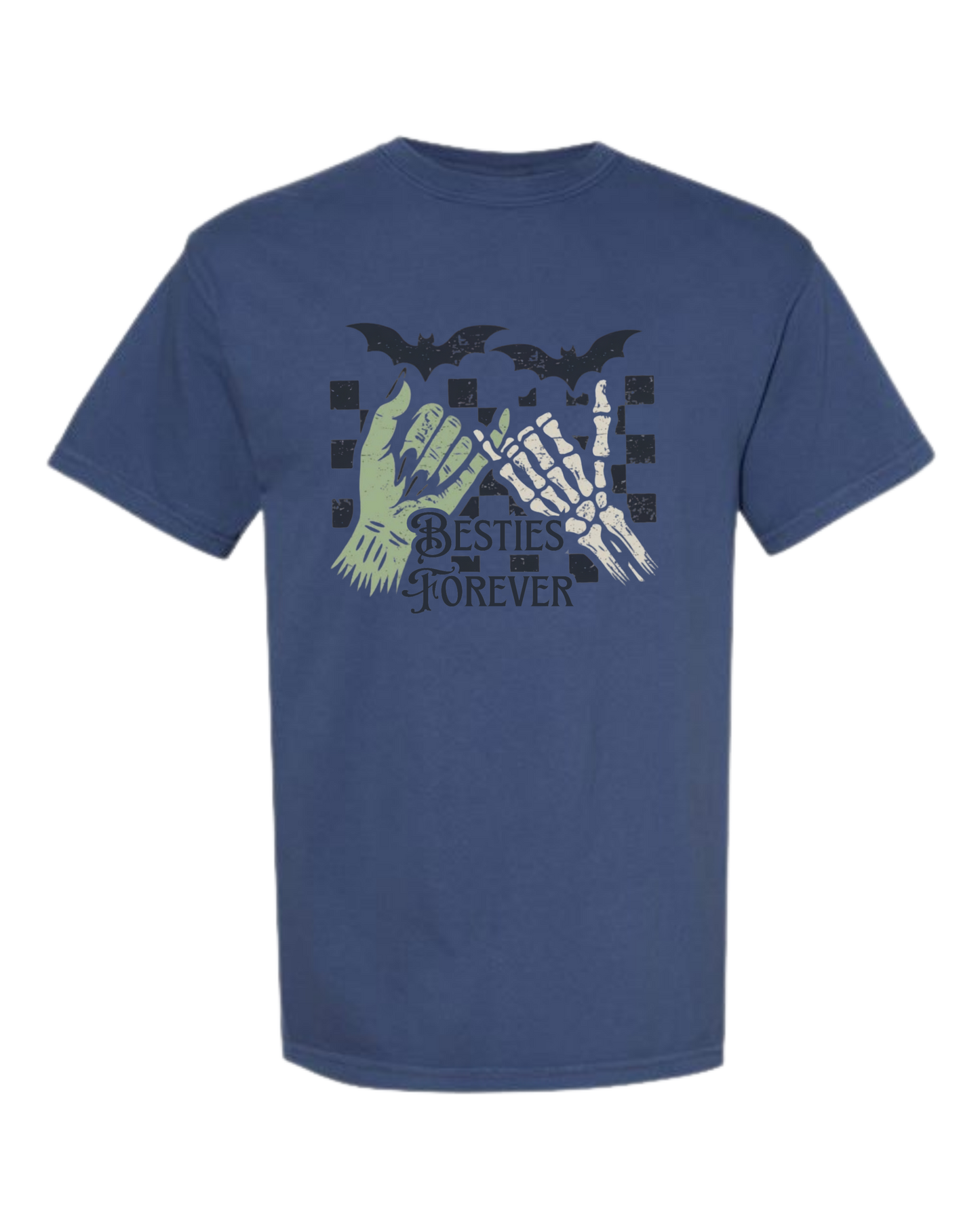Besties Forever - Comfort Colors - Heavyweight Unisex Tee - Blues