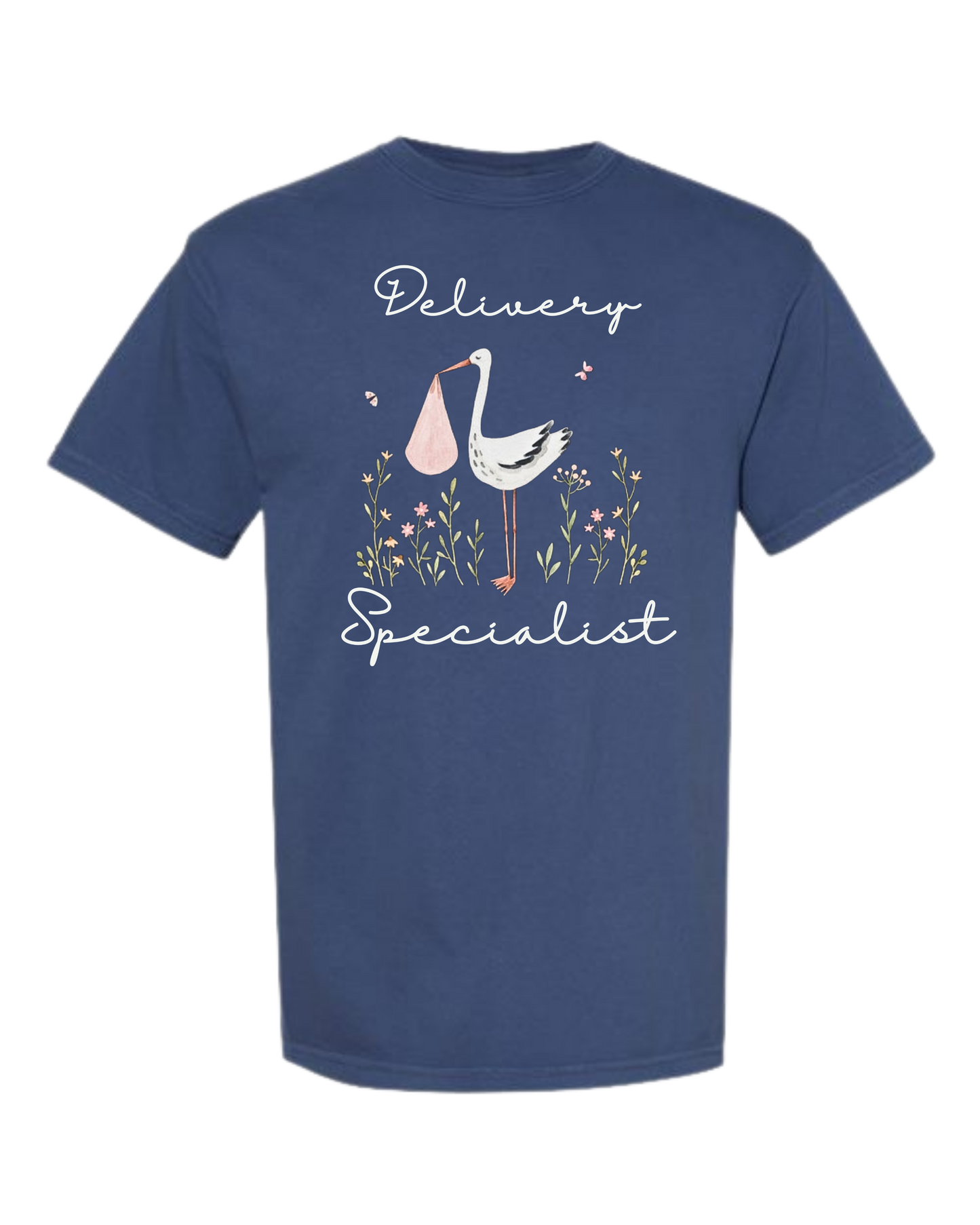 Delivery Specialist - Comfort Colors - Heavyweight Unisex Tee - Blues