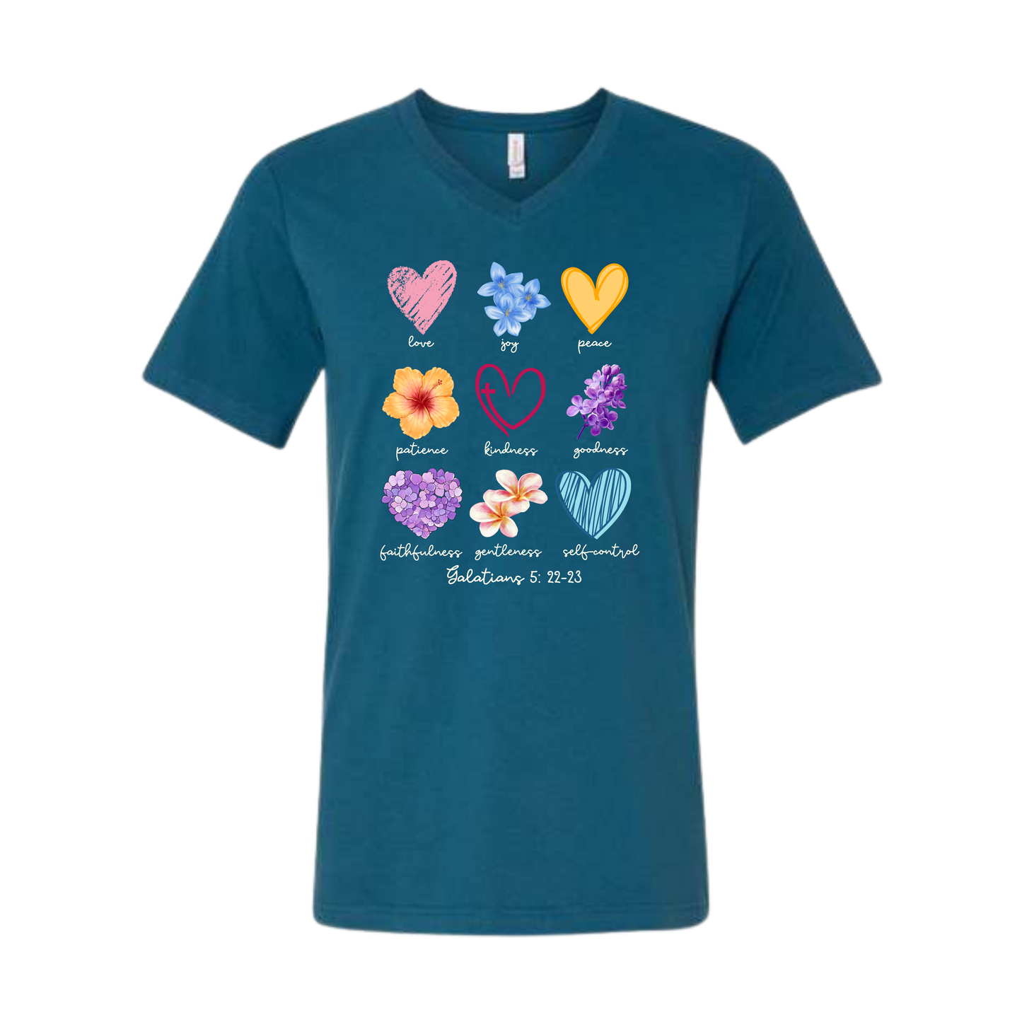 Galatians 5 - Spring - Bella+Canvas - Unisex V-Neck - Assorted Colors