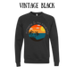 VP - Sunsets & No Regrets - Sponge Fleece Raglan Sweatshirt - Greens, Neutrals