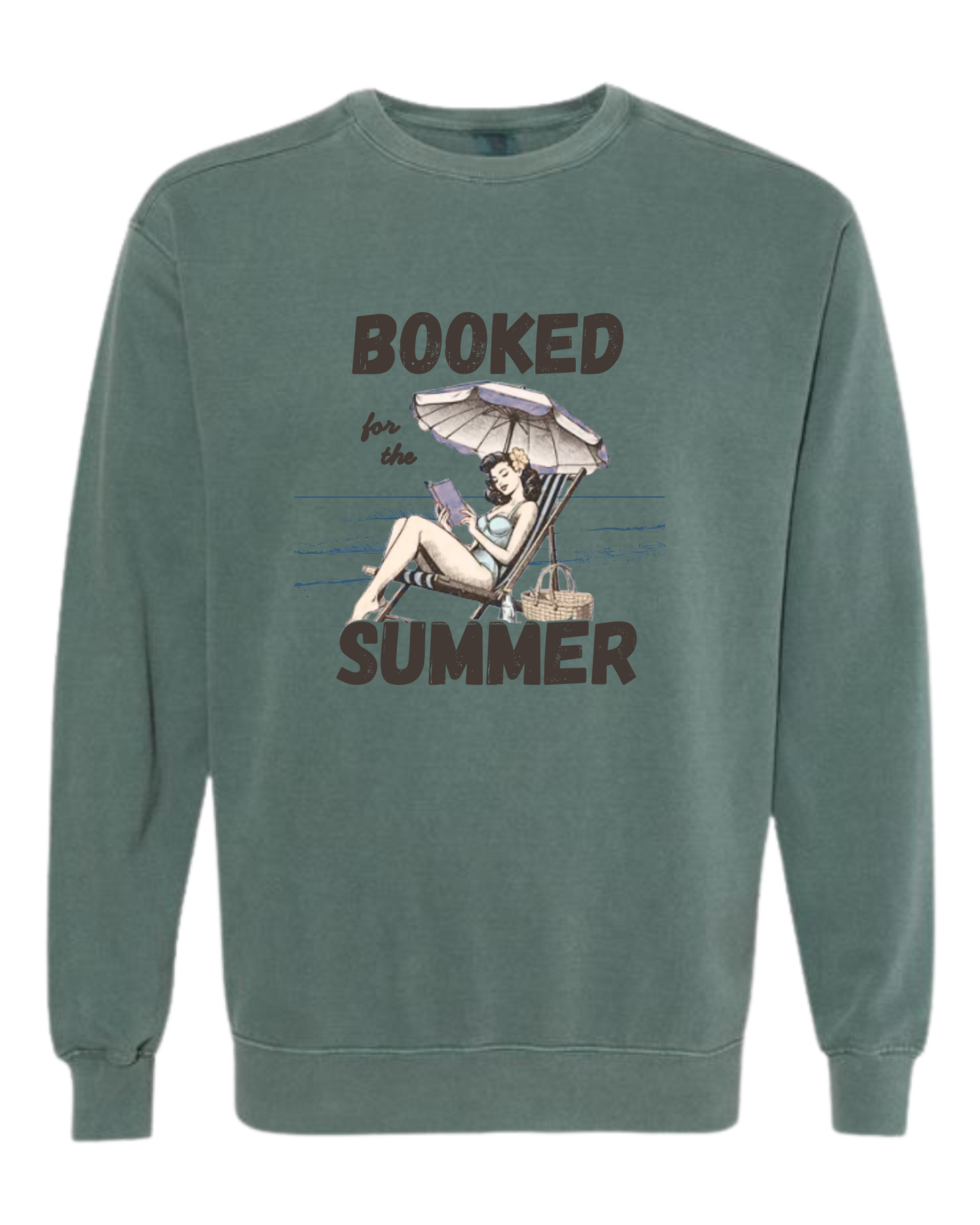 Booked for the Summer - Comfort Colors - Sweatshirt - Blues