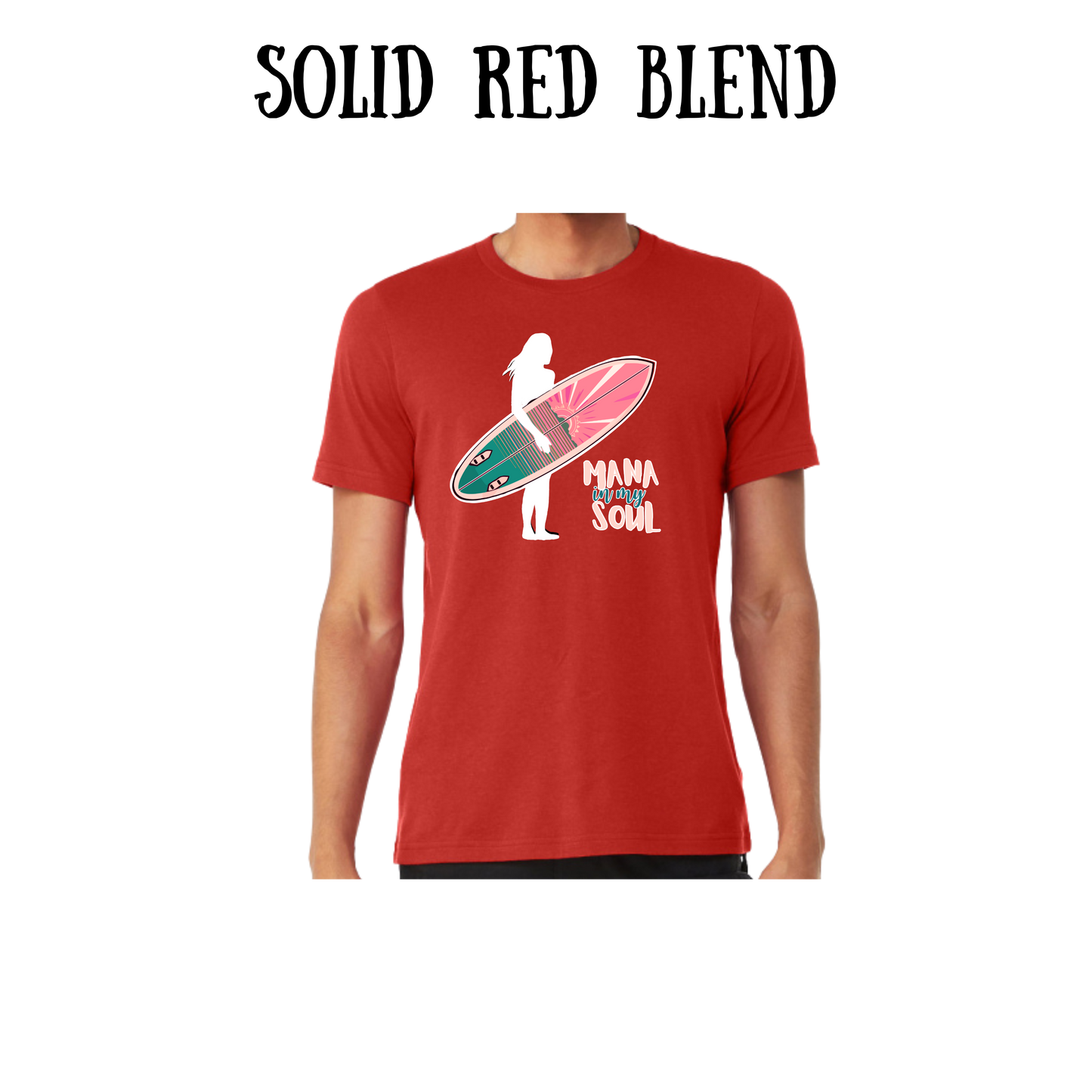 VP - Mana in My Soul - Unisex Tee - Yellows, Oranges, Reds