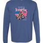 The Gulf of America - Comfort Colors - Heavyweight Long Sleeve Tee - Blues & Greens