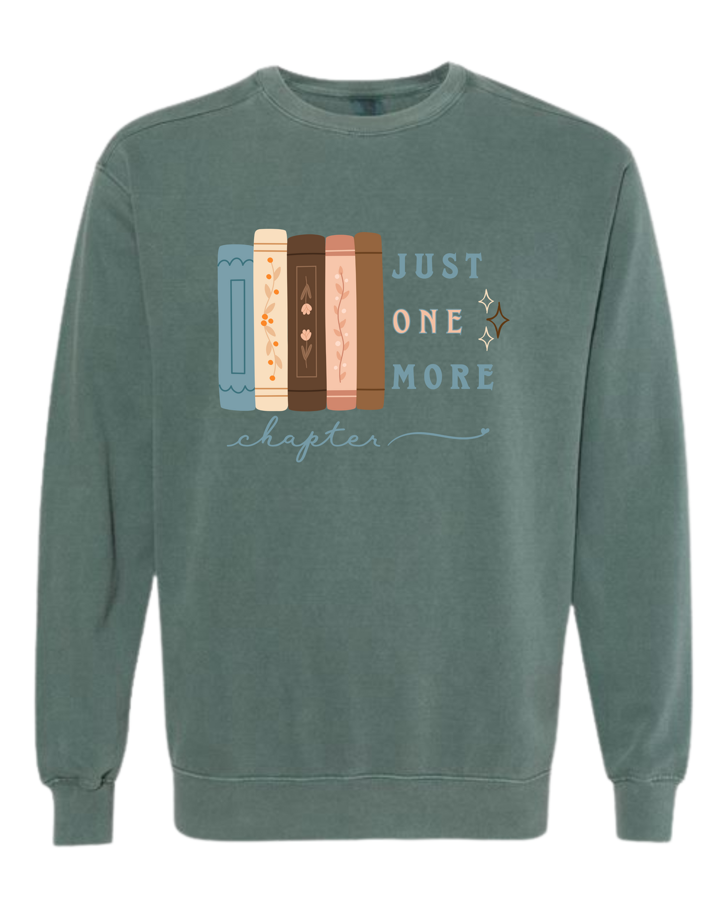 Just One More Chapter - Comfort Colors - Sweatshirt - Blues