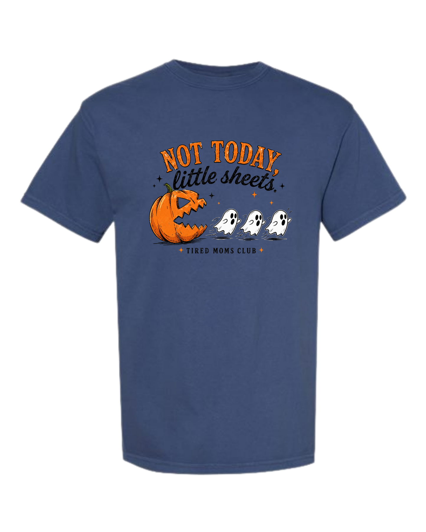 Not Today, Little Sheets - Comfort Colors - Heavyweight Unisex Tee - Blues
