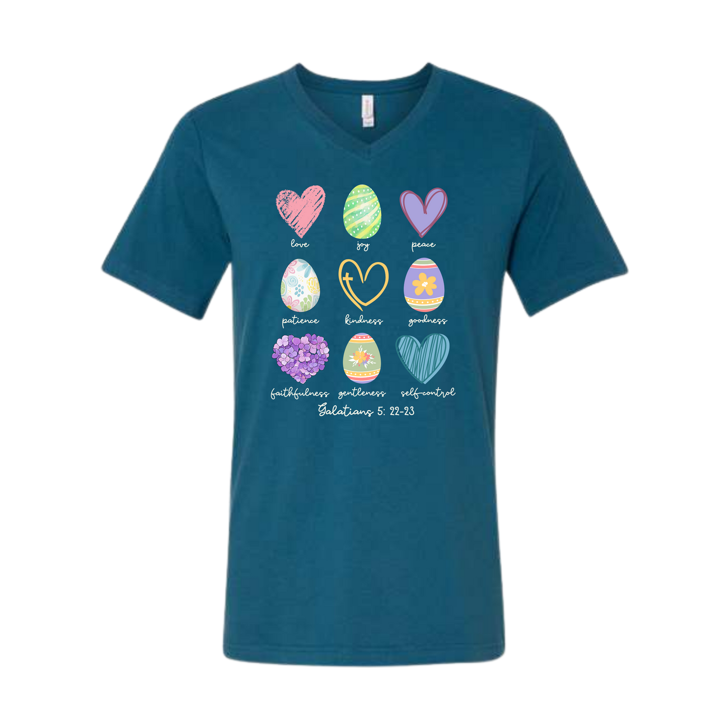 Galatians 5 - Easter - Bella+Canvas - Unisex V-Neck - Assorted Colors