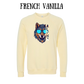 BP - Alpha - Sponge Fleece Raglan Sweatshirt - Assorted Colors