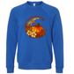 Rest and Renewal - Sponge Fleece Raglan Sweatshirt - Blues, Purples