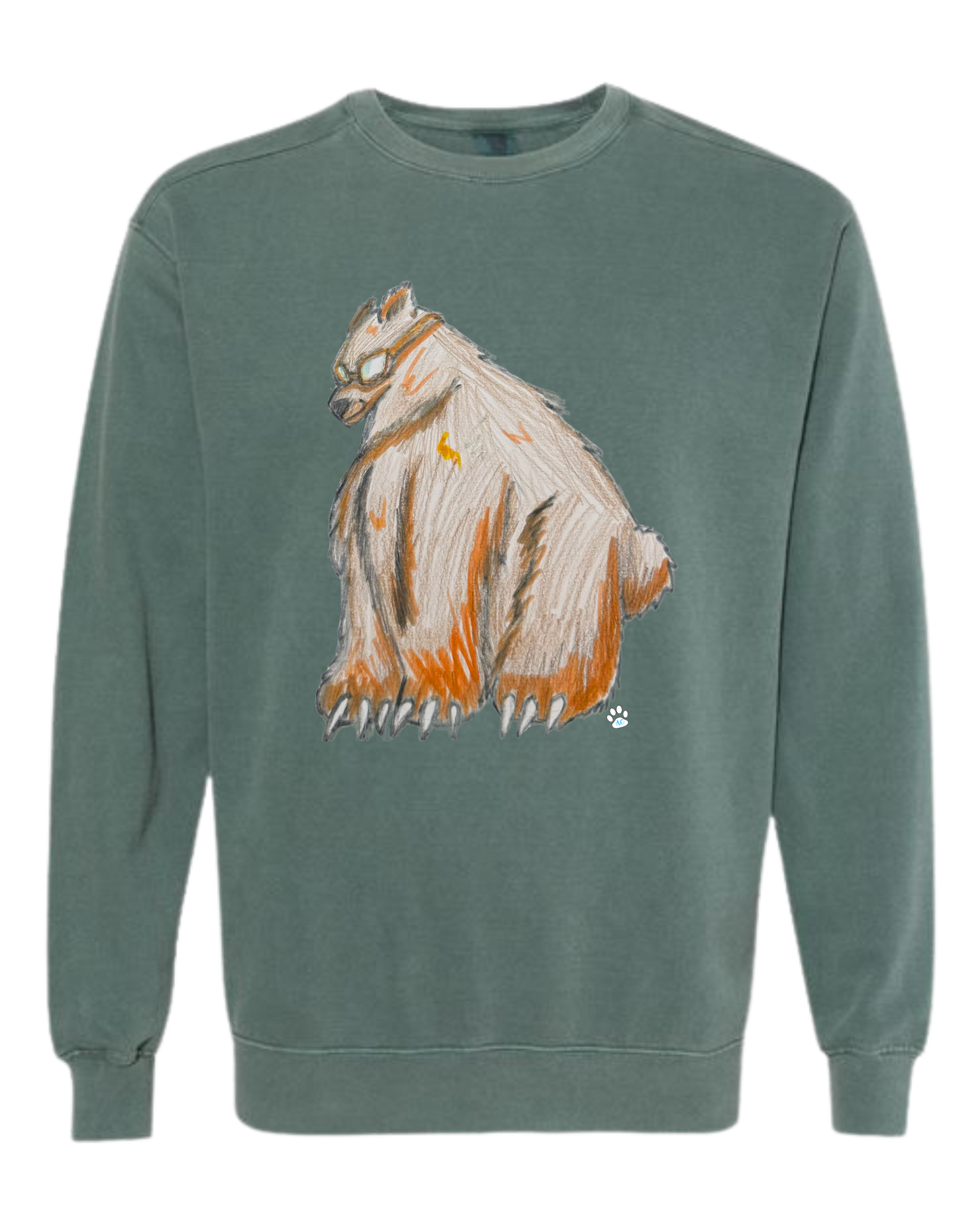 Muscle Bear - Comfort Colors - Sweatshirt - Blues