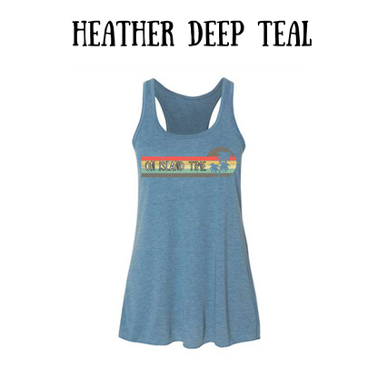 VP - On Island Time - Women's flowy racerback Tank