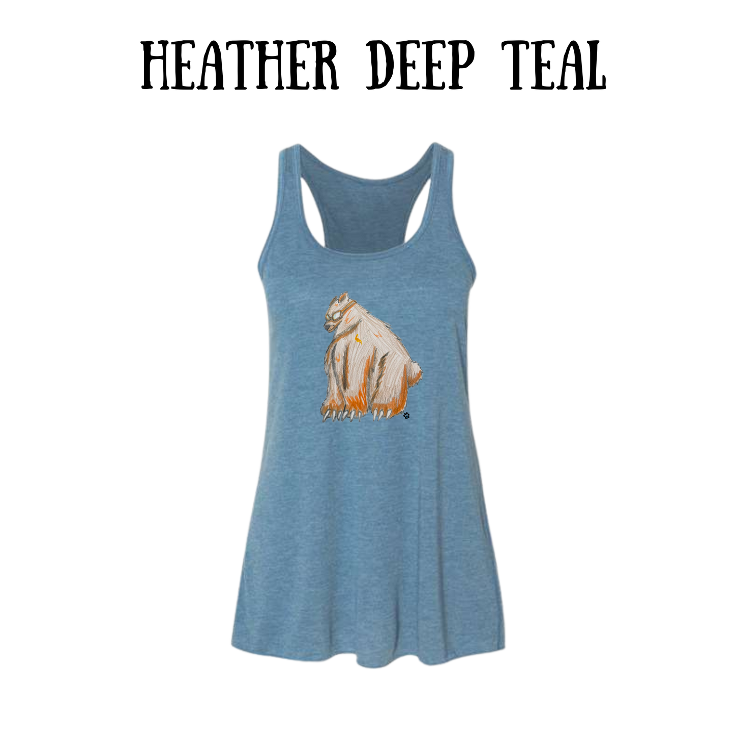 AC - Muscle Bear - Women's Flowy Racerback Tank