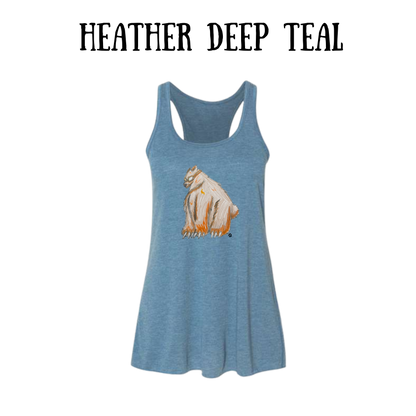 AC - Muscle Bear - Women's Flowy Racerback Tank