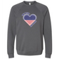 One Nation One Heart - Sponge Fleece Raglan Sweatshirt - Assorted Colors