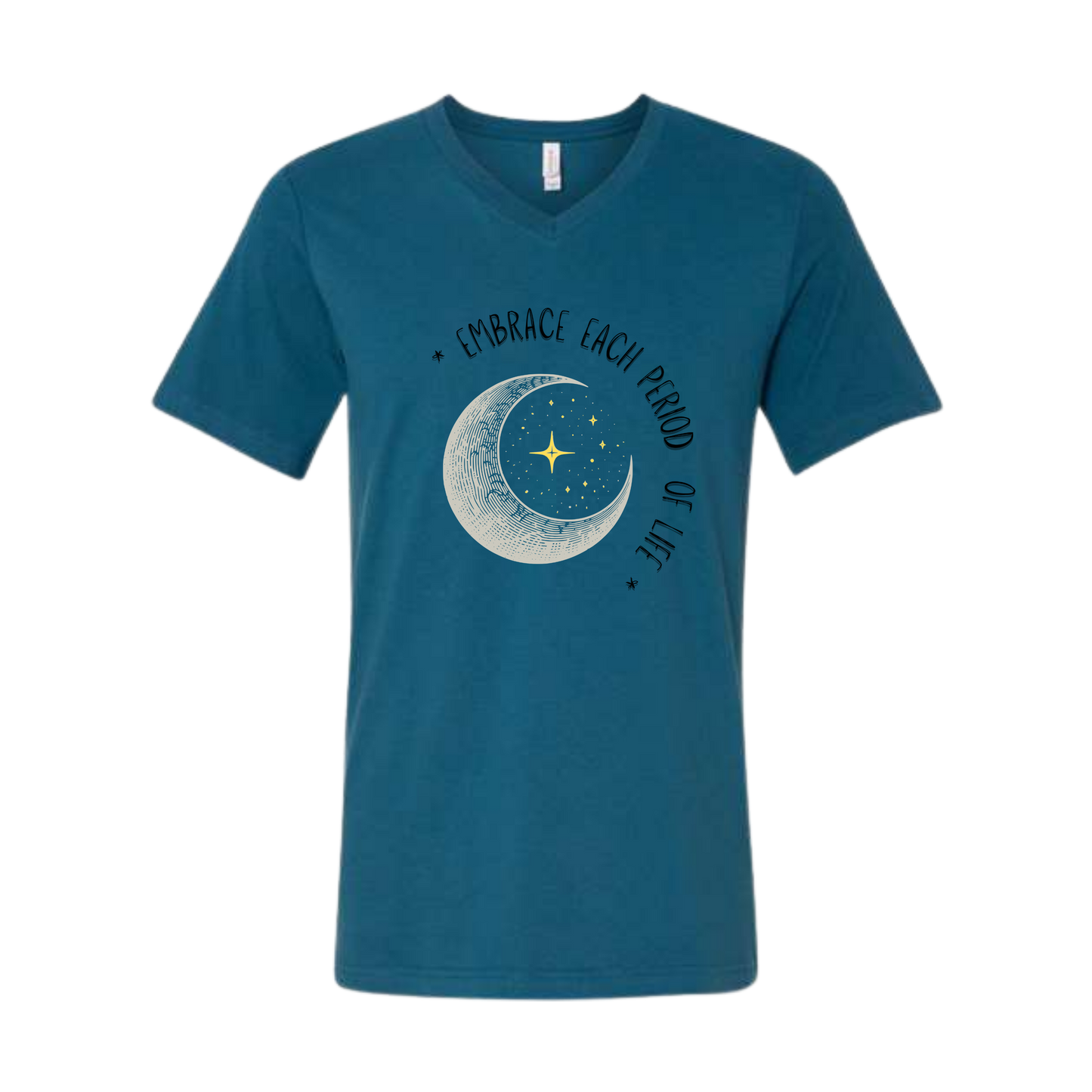 Embrace Each Period of Life - Bella+Canvas - Unisex V-Neck - Assorted Colors