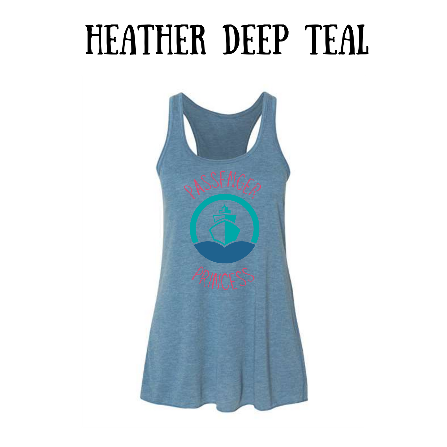 VP - Passenger Princess - Women's Flowy Racerback Tank