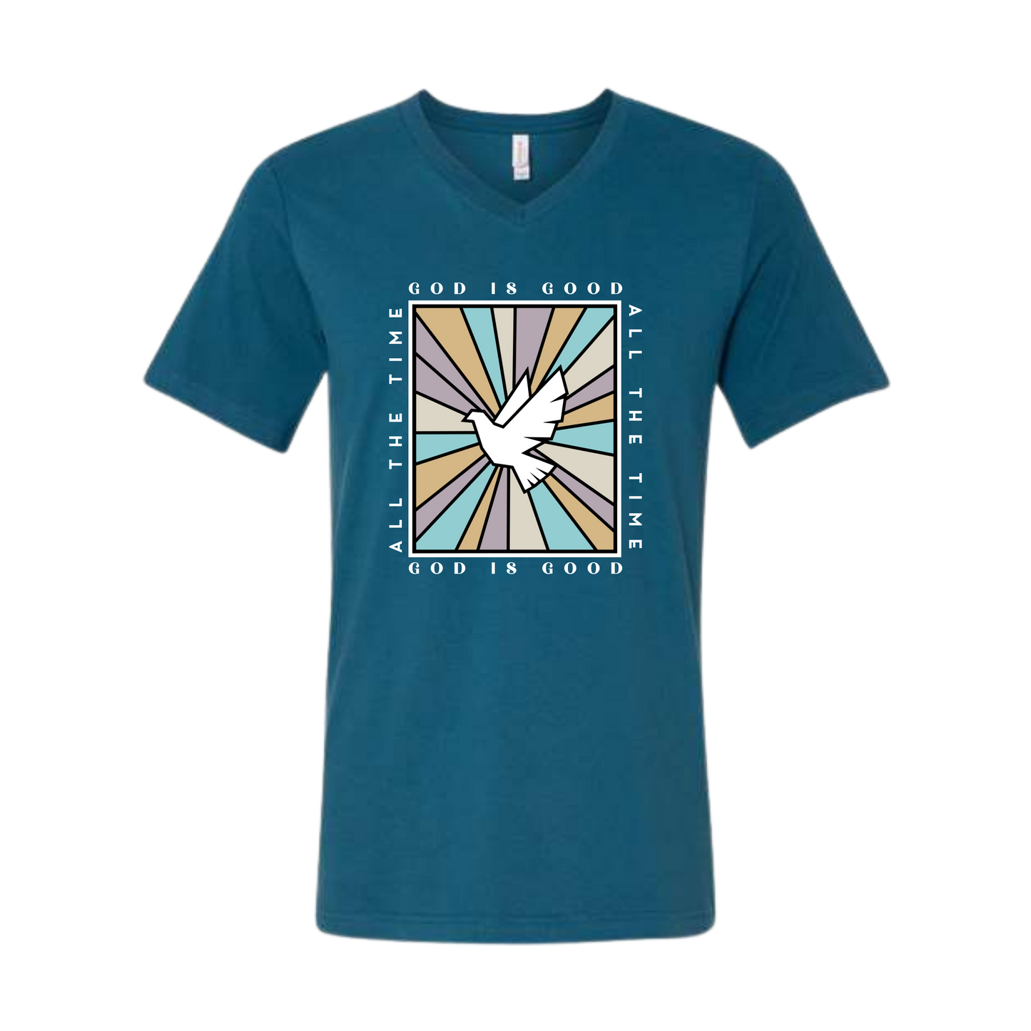 God Is Good - Bella+Canvas - Unisex V-Neck - Assorted Colors